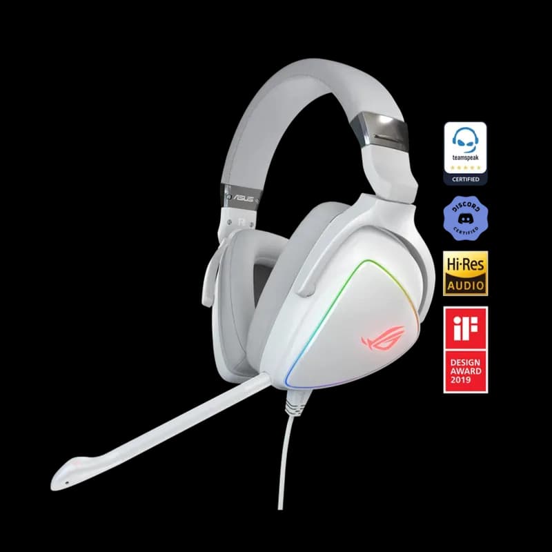 ASUS ROG Delta RGB USB-C Gaming Headset (White) - image 1 of 1