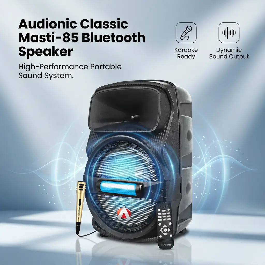 Audionic Classic Masti-85 Bluetooth Speaker - image 1 of 1