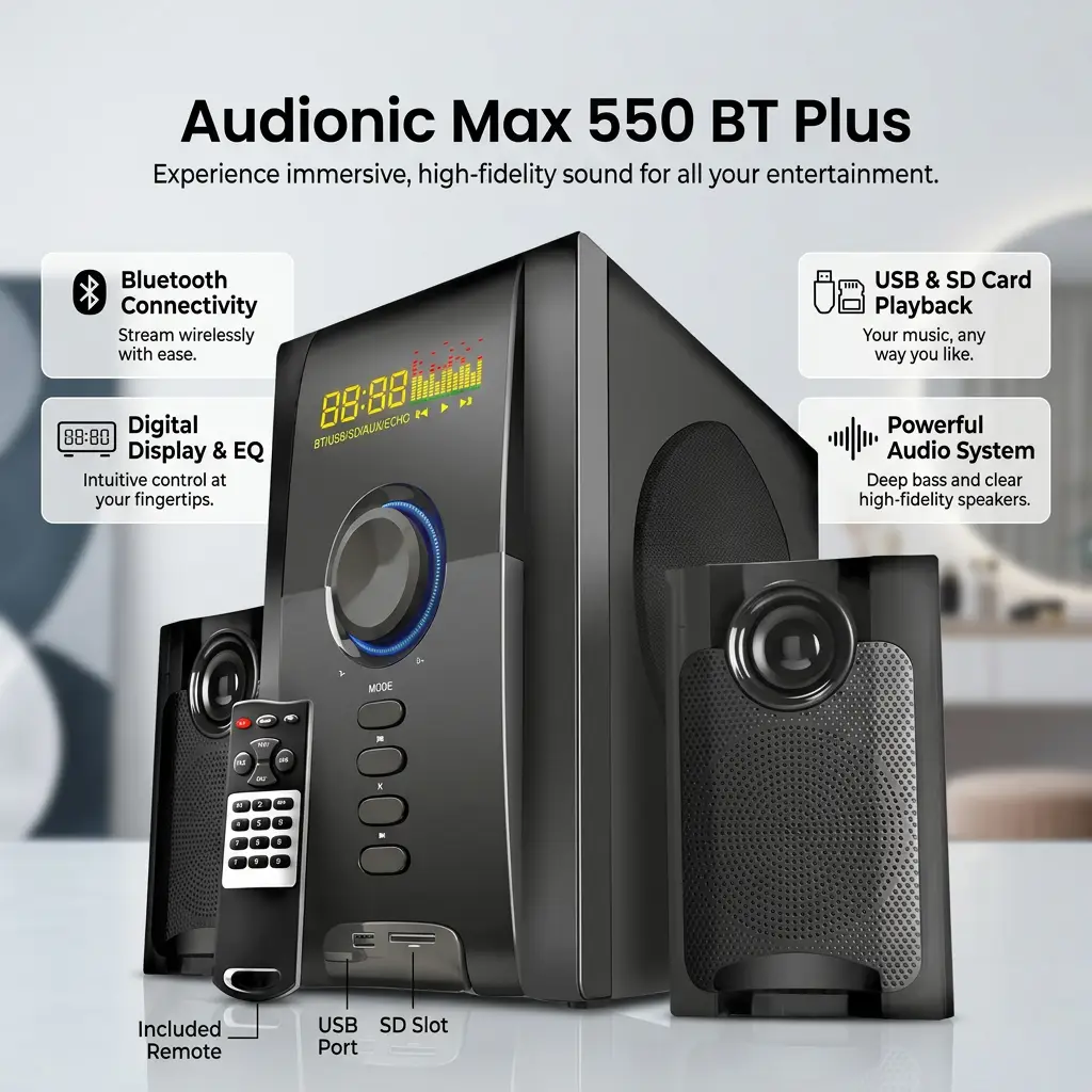 Audionic Max 550 BT Plus - image 1 of 1