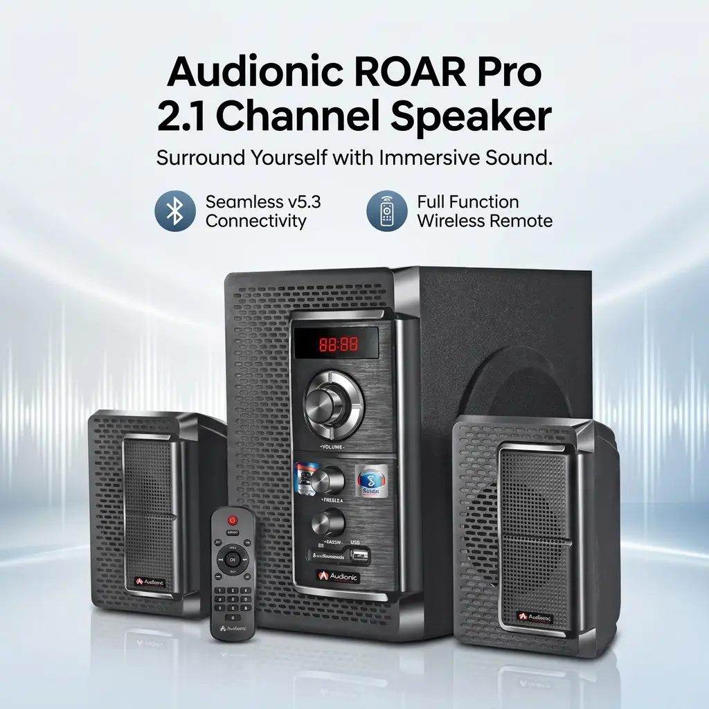 Audionic ROAR Pro 2.1 Channel Speaker - image 1 of 1