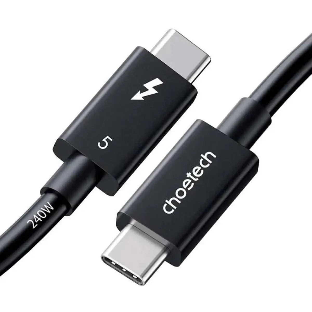 Choetech 240W Thunderbolt 5 Type-C to Type-C High Speed 8K Cable A3011 - image 1 of 1
