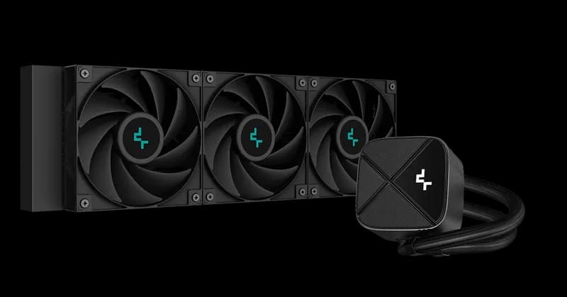 DeepCool LS720S Zero Dark 360mm AIO Cooler - image 1 of 1