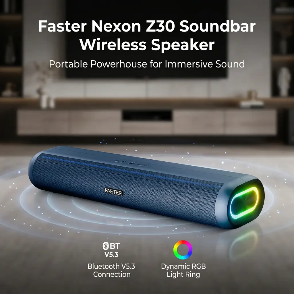 Faster Nexon Z30 Soundbar Wireless Speaker - image 1 of 1