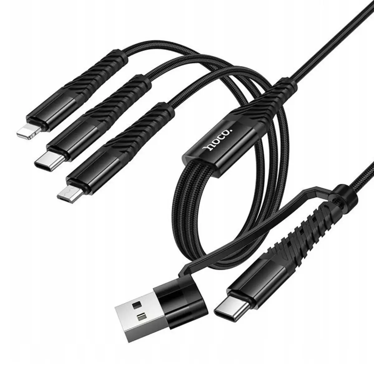 Hoco X123 Victory 3-in-1 Charging Cable - image 1 of 1