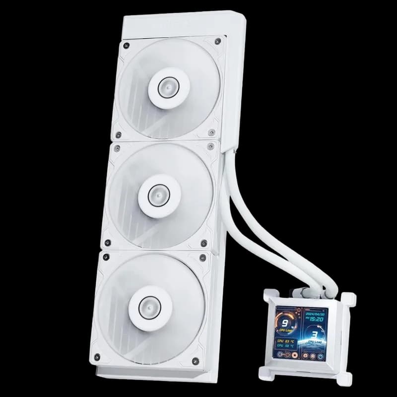 Lian Li Hydro Shift 360mm 2.88” IPS LCD AIO Cooler - White - image 1 of 1