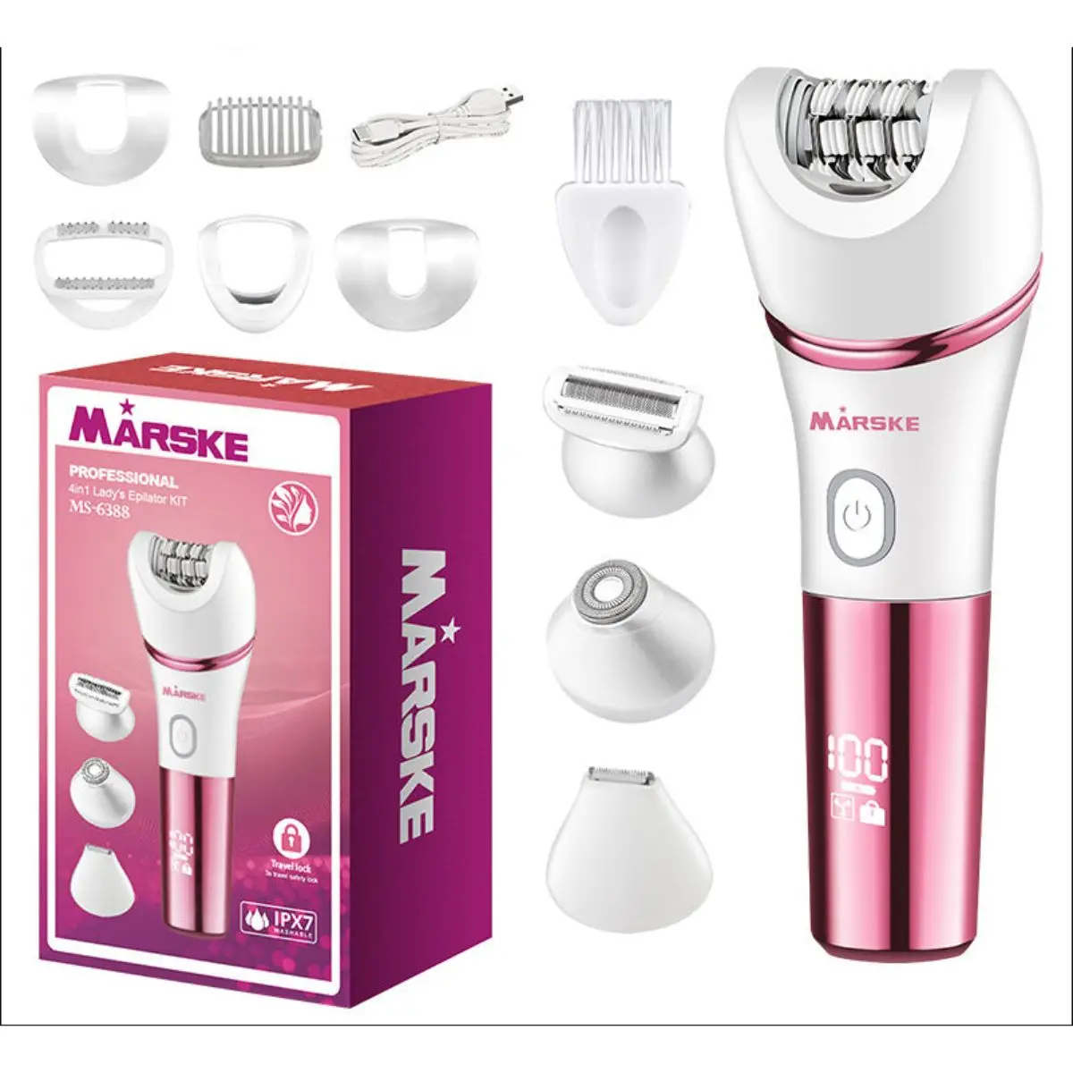 MARSKE MS-6388 4 in 1 Ladies Epilator Kit - image 1 of 1