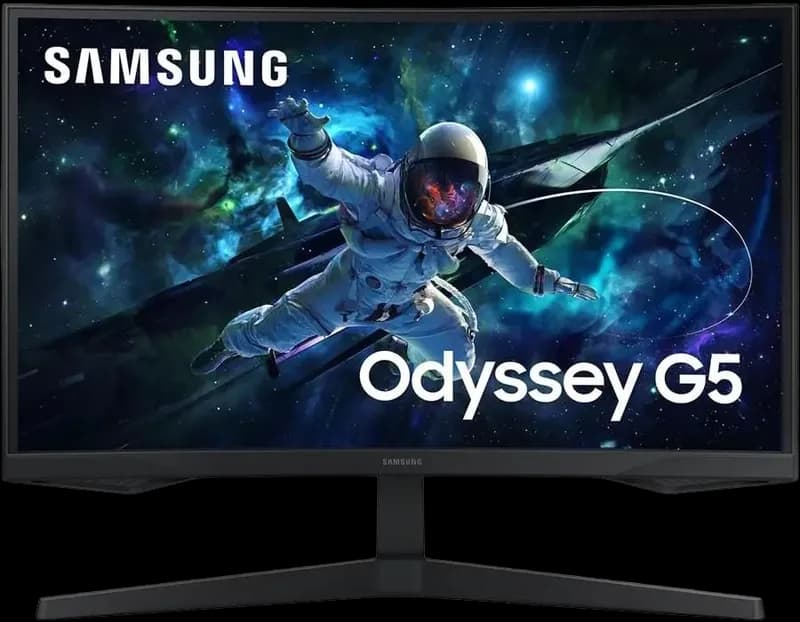 Samsung Odyssey G55C 27-inch QHD 165Hz Curved Gaming Monitor - image 1 of 1
